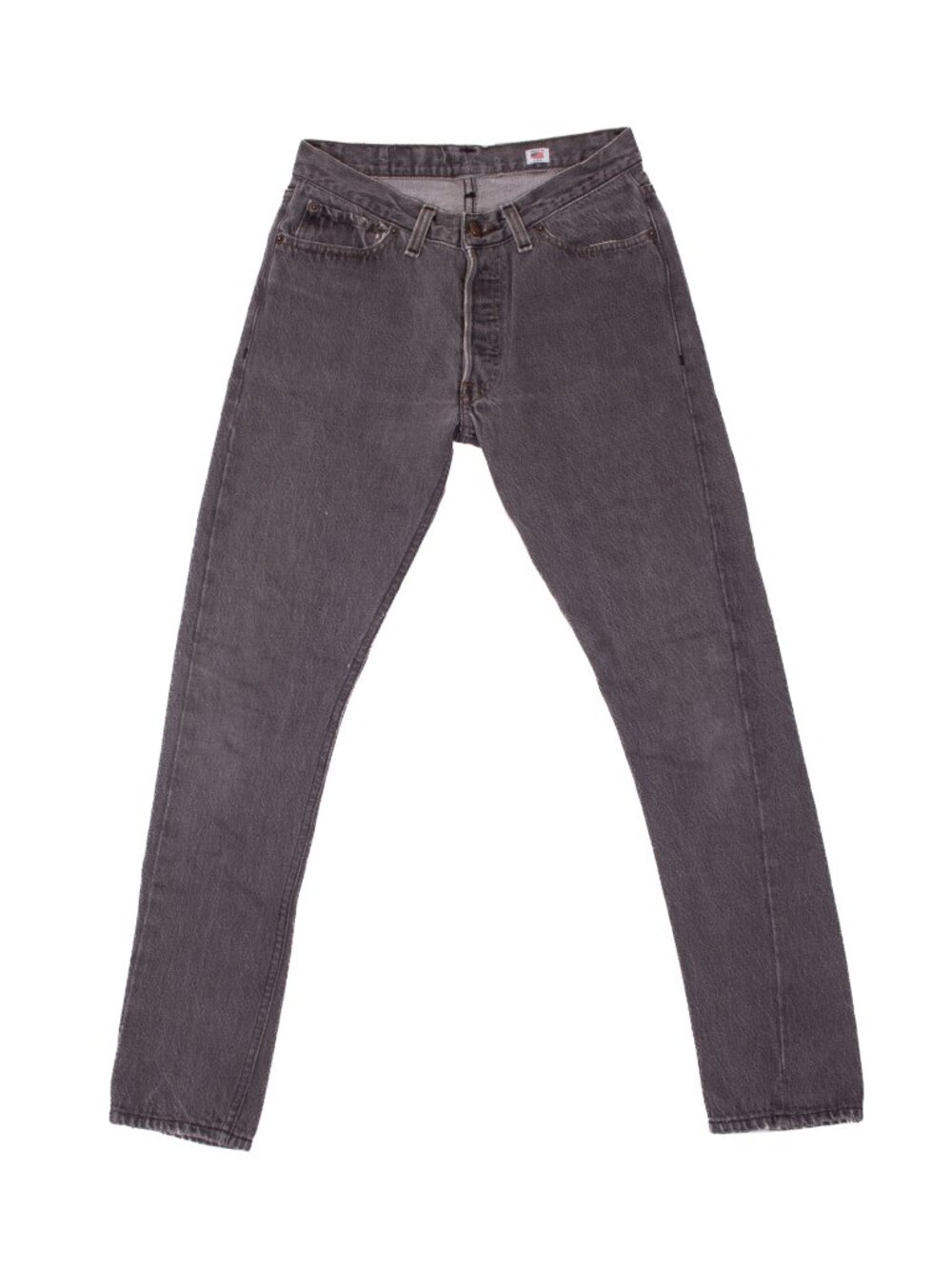RE/DONE LEVI'S GREY SKINNY FIT JEANS